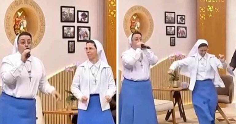 La monja brasileña que sorprendió a todos al hacer beatbox en vivo durante un programa religioso