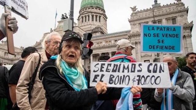 Nueva marcha de los jubilados este miércoles en las inmediaciones del Congreso