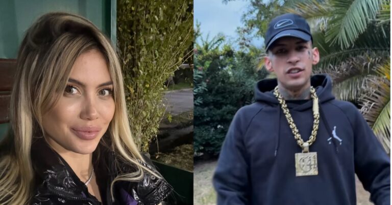 El inesperado gesto de Wanda Nara para L-Gante durante la madrugada italiana