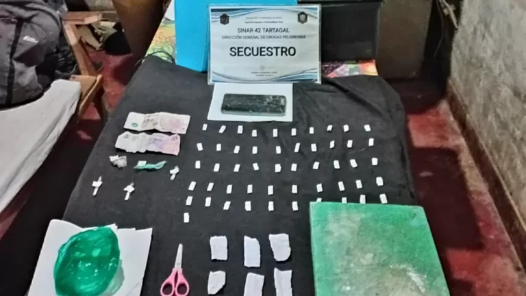 La Policía desbarató una boca de expendio de droga en Coronel Cornejo